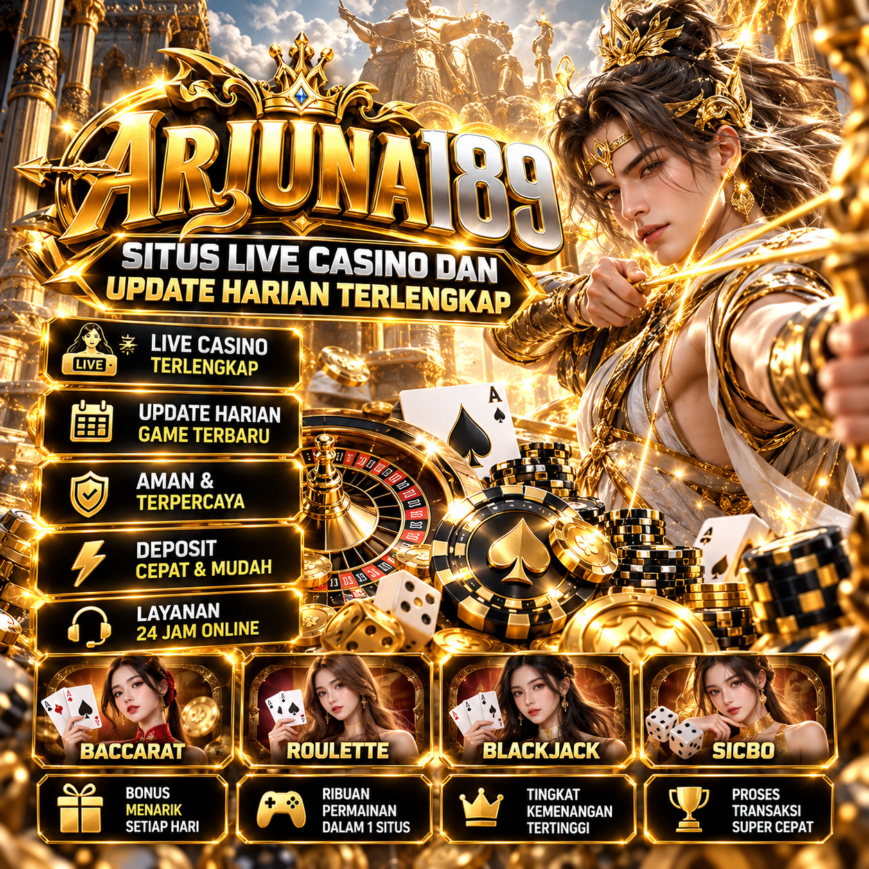 ARJUNA189 // Senyum Dikit Kenapa? Kan Udah Diproses WD-nya.